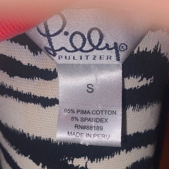 Lilly Pulitzer Coral Polo Shirt - Picture 3 of 4
